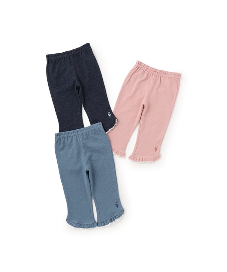 ケーピー(KP)の裾フリル6分丈パンツ8