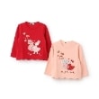 ケーピー(KP)のバレンタインmimiアップリケ長袖Tシャツ7