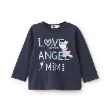 ケーピー(KP)のエンジェルmimi長袖Tシャツ ネイビー(094)