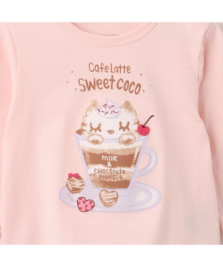 ケーピー(KP)のラテcocoプリント長袖Tシャツ3