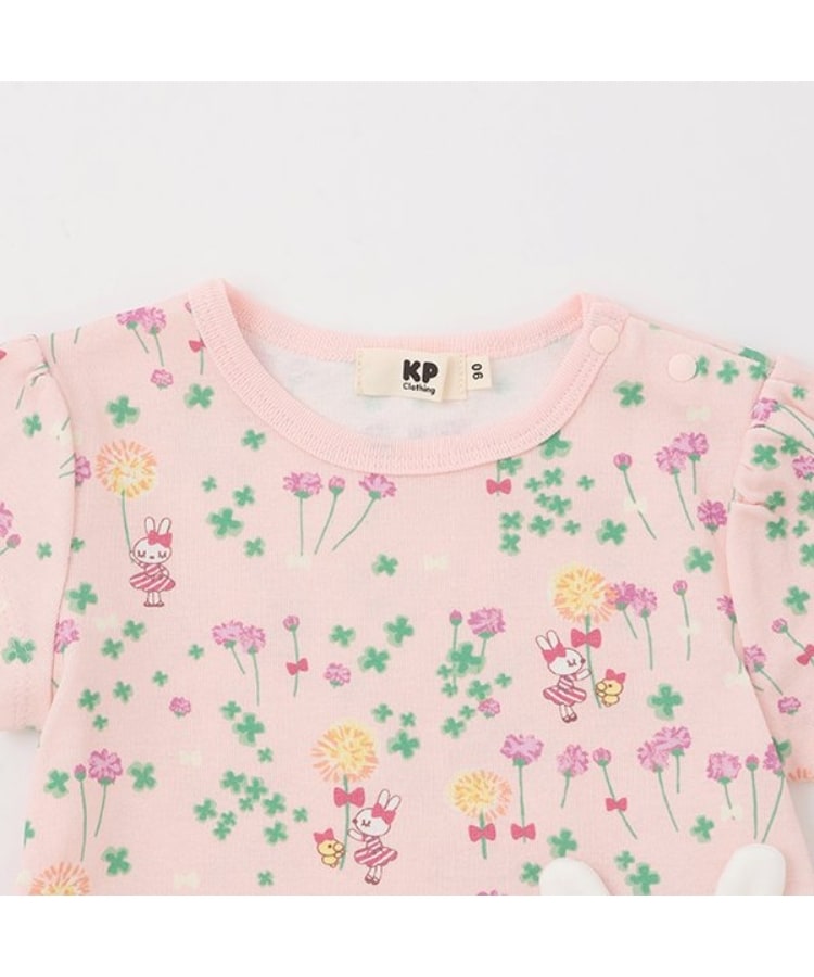 ケーピー(KP)のmimi立体モチーフつき上下セット3