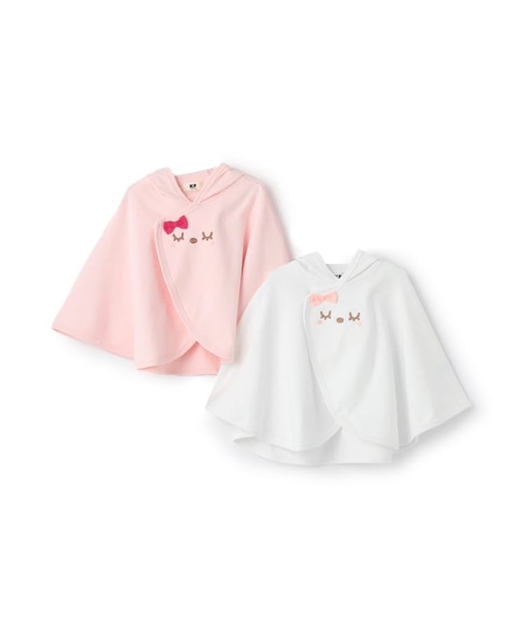 ケーピー(KP)のmimiお顔刺しゅう＆立体耳つきマント8
