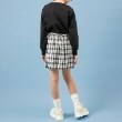 ケーピー(KP)のウエストレースチェックプリーツスカート14