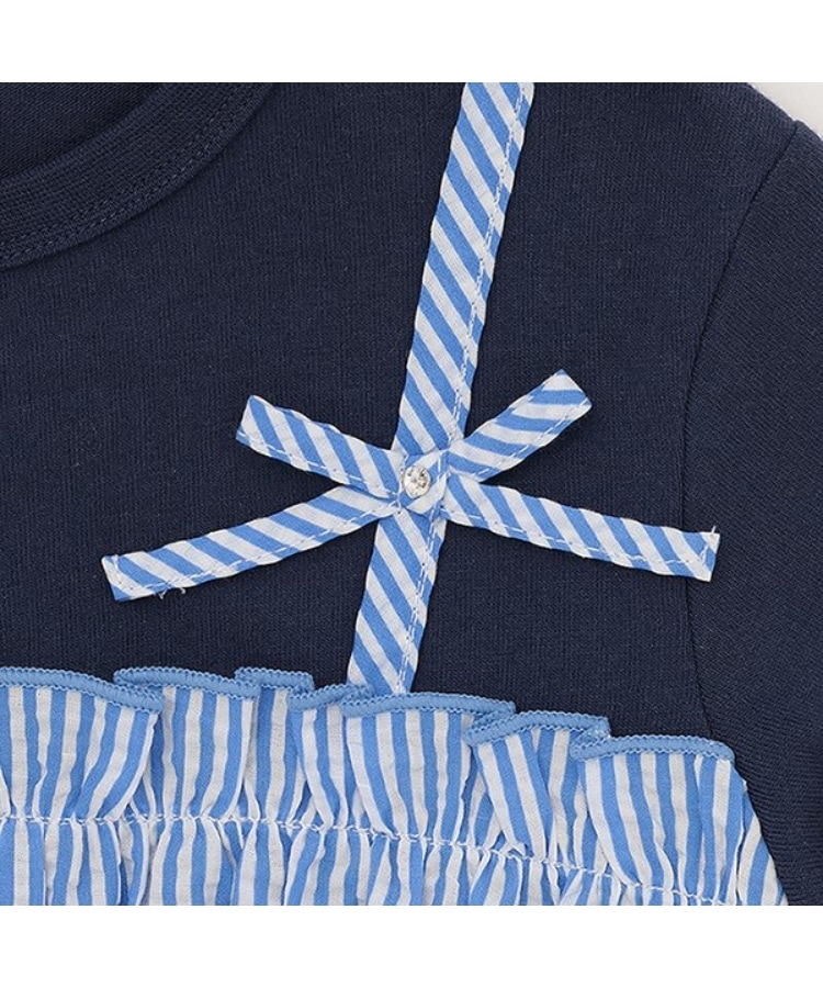 ケーピー(KP)のサッカーストライプビスチェドッキングTシャツ3