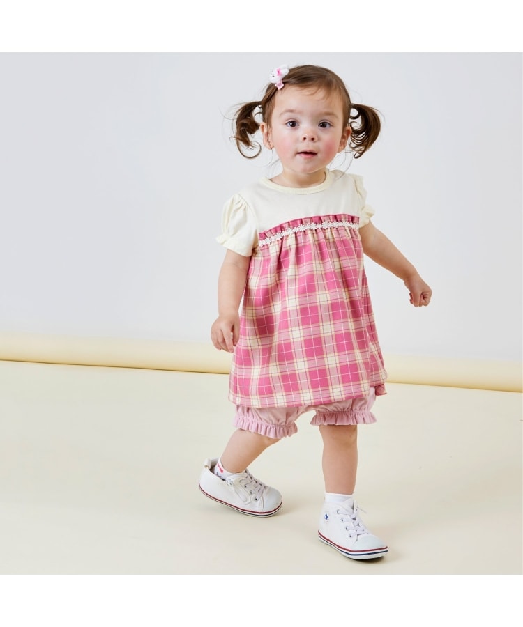 ケーピー(KP)のmimiチェックチュニック&ブルマセット15