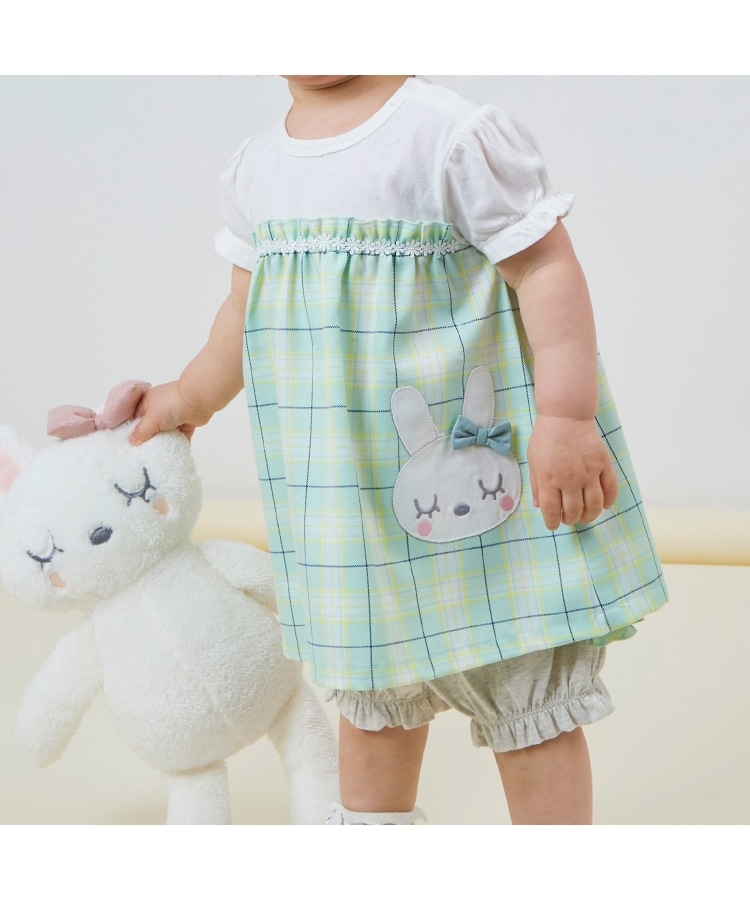 ケーピー(KP)のmimiチェックチュニック&ブルマセット23