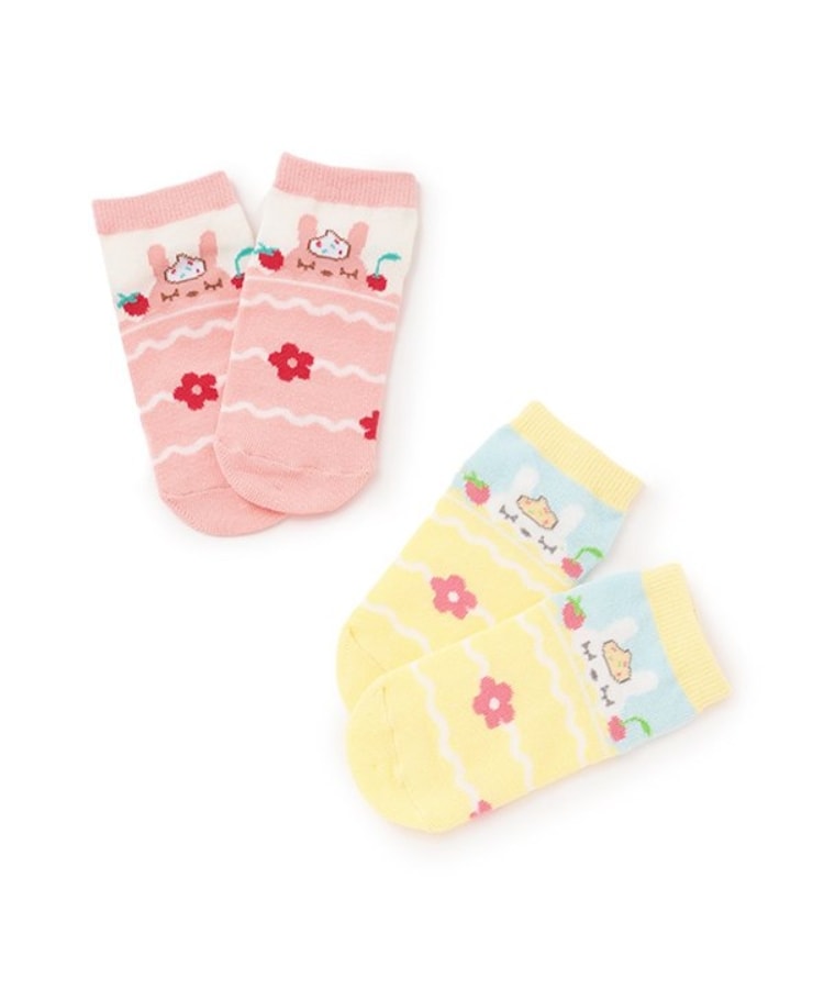 ケーピー(KP)のmimiフルーツ＆花モチーフソックス5