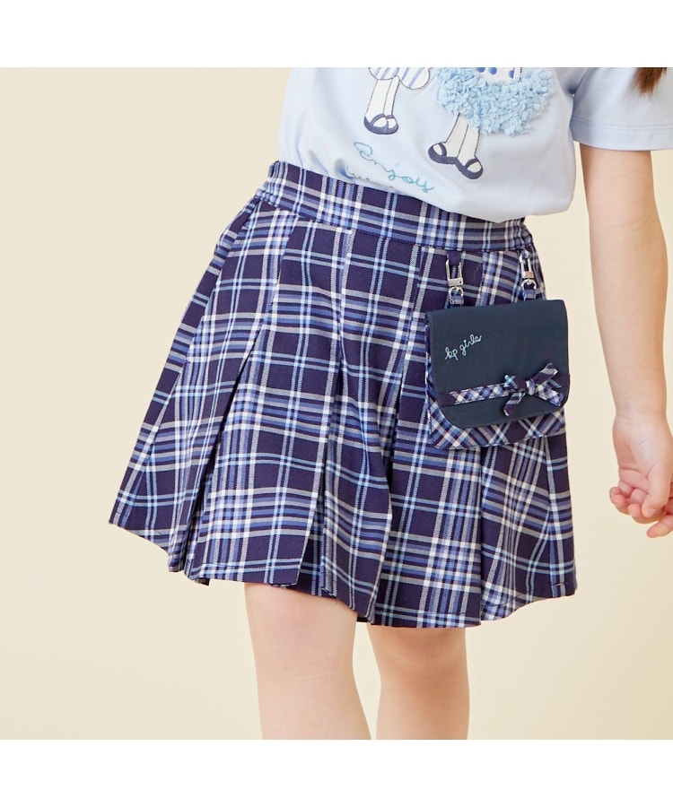 ケーピー(KP)の移動ポケットつきT/Rチェックスカパン19
