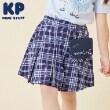 ケーピー(KP)の移動ポケットつきT/Rチェックスカパン ネイビー(094)