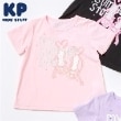 ケーピー(KP)のサンダル プリント半袖Ｔシャツ ピンク(071)