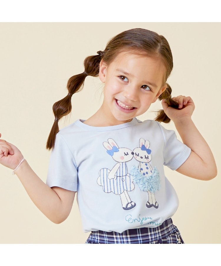 ケーピー(KP)のmimiフリフリスカートアップリケTシャツ12