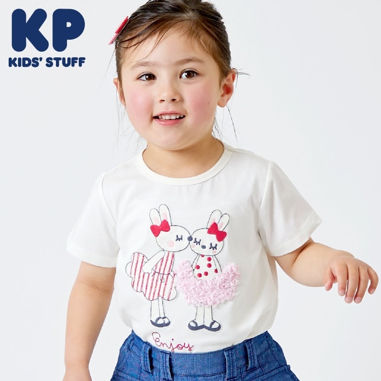 ケーピー(KP)のmimiフリフリスカートアップリケTシャツ その他