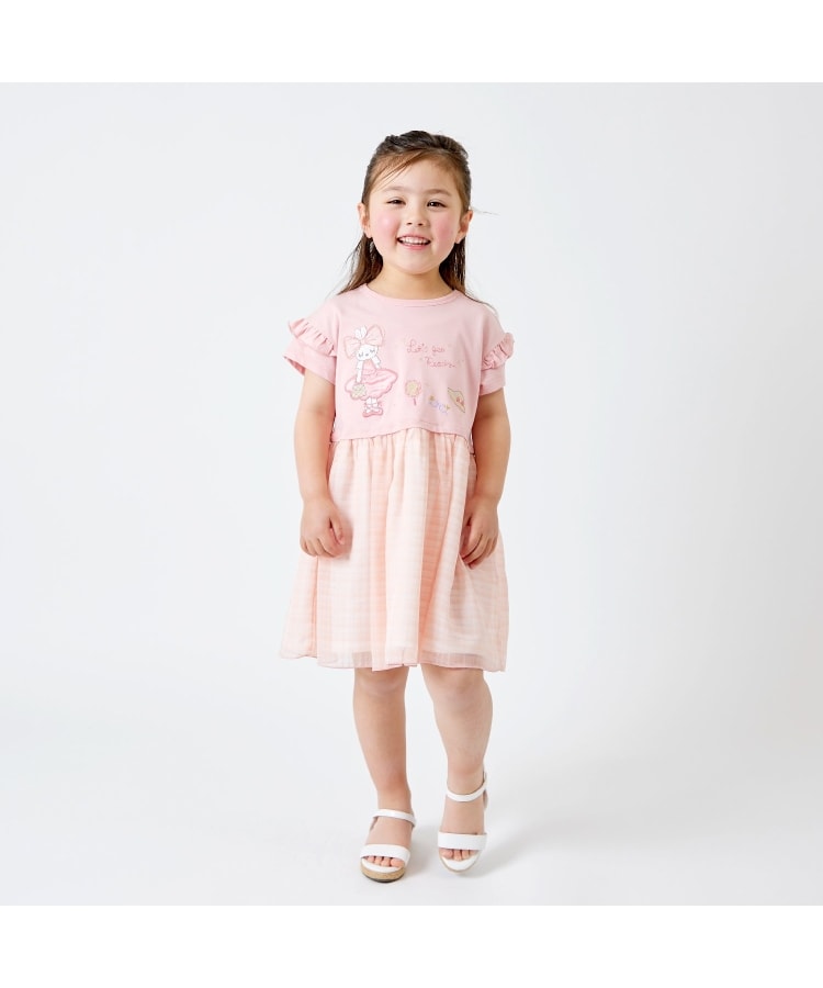 ケーピー(KP)のmimiチェックシフォンワンピース15