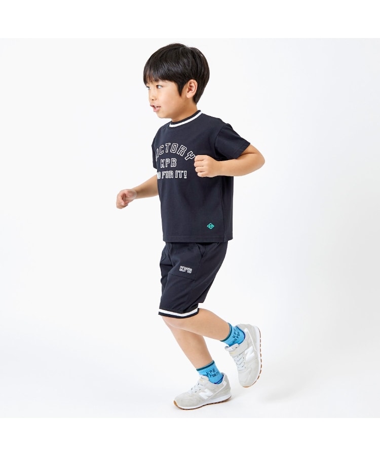ケーピー(KP)のソロナリブ衿つき半袖Tシャツ20