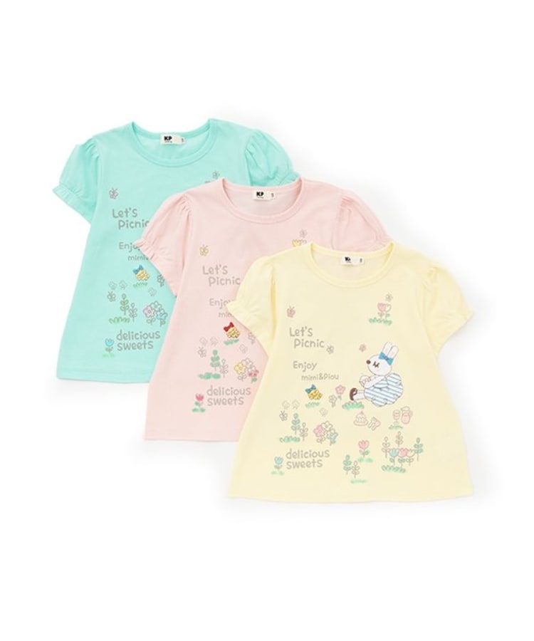 ケーピー(KP)のピクニックmimiアップリケ　半袖Tシャツ9