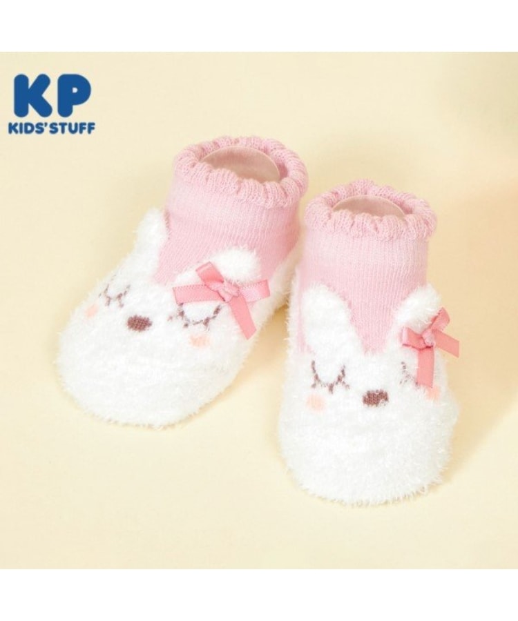 ケーピー(KP)のKP うさぎモチーフカップソックス(9～13) オフホワイト(003)