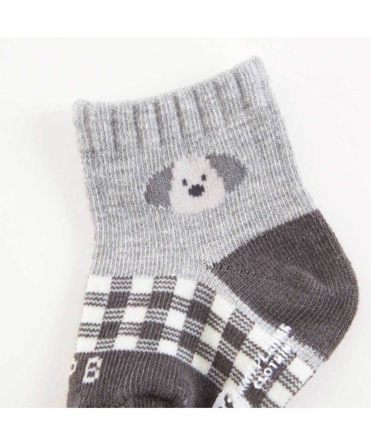 ケーピー(KP)のKPBOY 日本製/犬モチーフベビーソックス(9～13)2