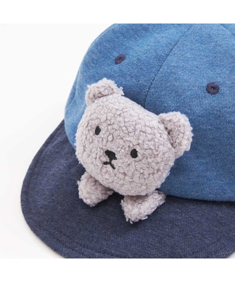 ケーピー(KP)のKPDECO クマモチーフ付きキャップ(S～M)3