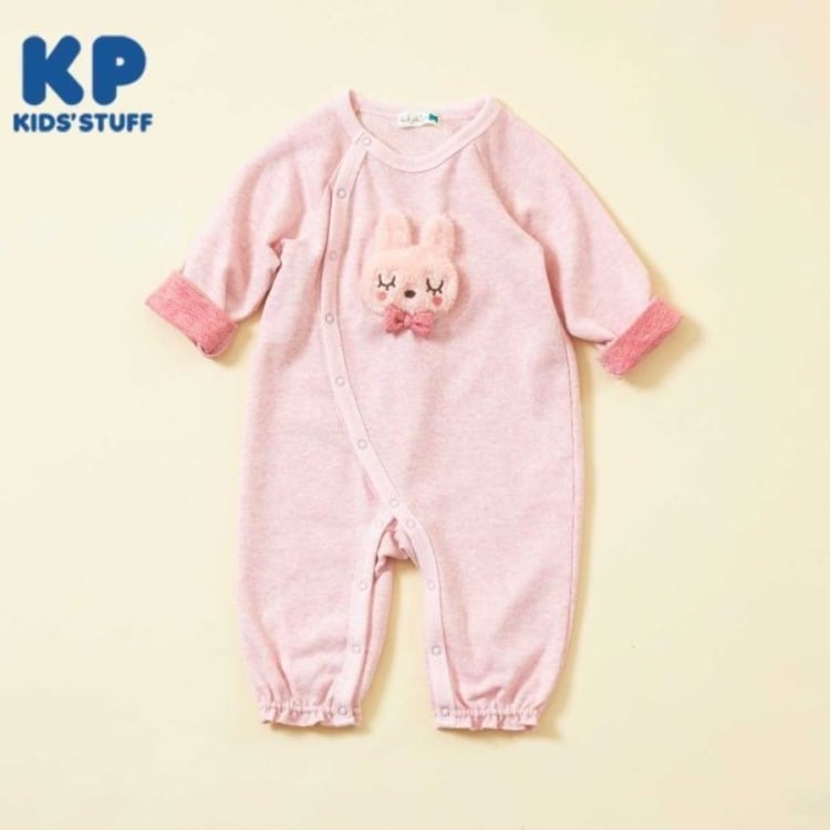 ケーピー(KP)のKP ボアうさぎモチーフカバーオール キッズ・ベビーグッズ