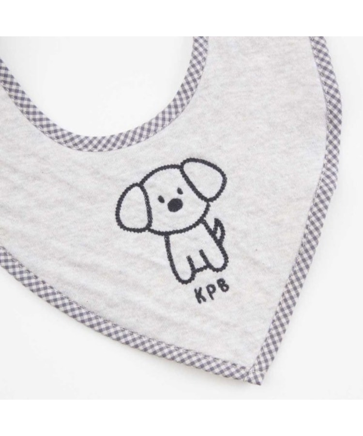 ケーピー(KP)のKPBOY 日本製/犬モチーフ2枚組スタイ4