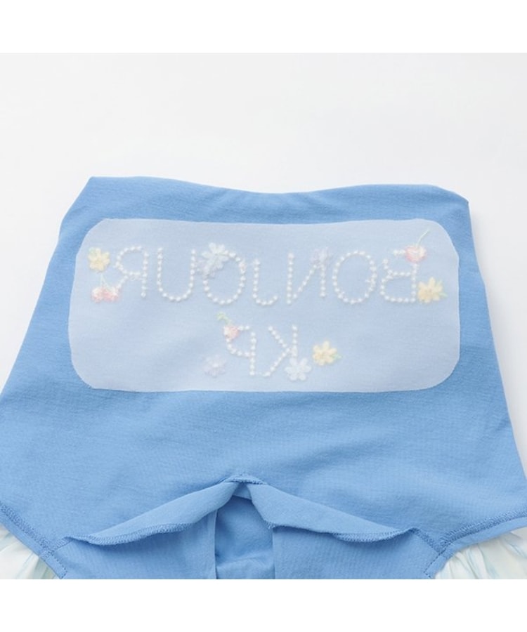 ケーピー(KP)のシフォン フルーツ柄プリント ワンピース4