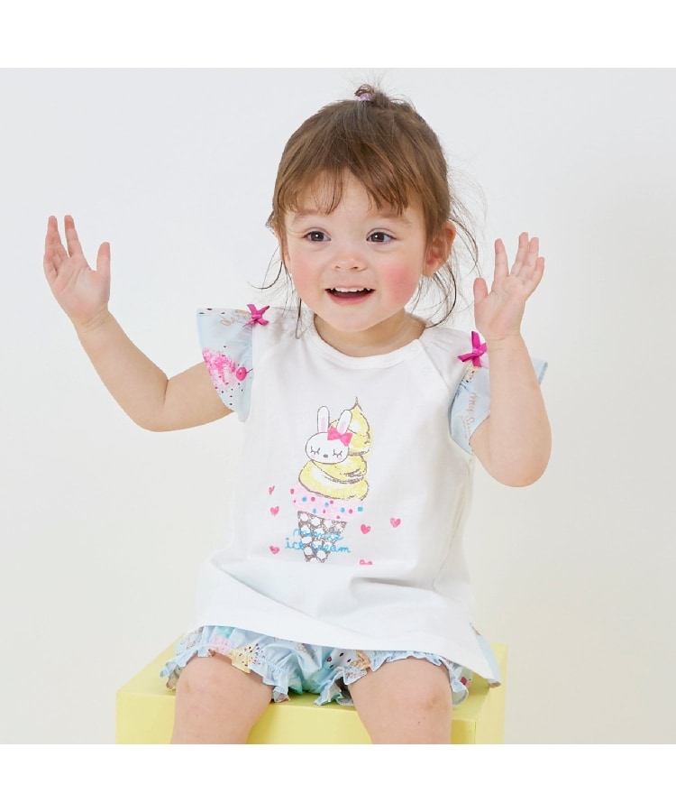 ケーピー(KP)のアイスクリームプリント Tシャツ＆ブルマセット12