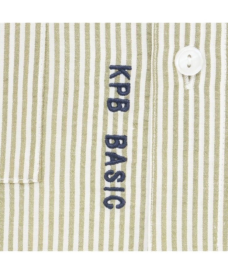 ケーピー(KP)のサッカーストライプ 半袖シャツ9