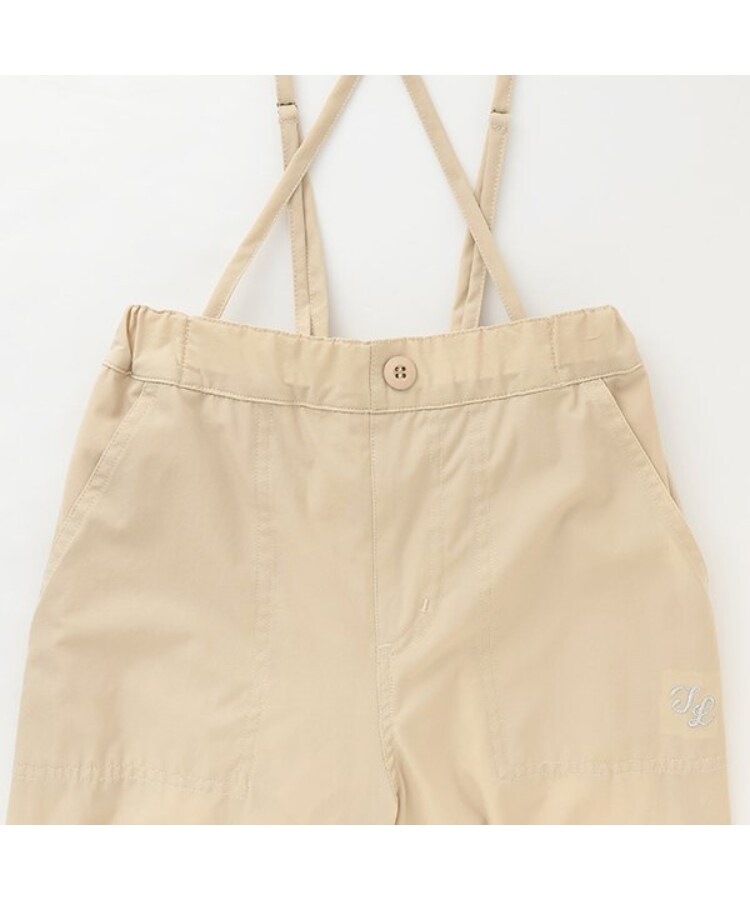 ケーピー(KP)のtrois lapins (トロワラパン) 裾ギャザーサスペンダーつきパンツ3