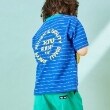 ケーピー(KP)のバックプリント マルチボーダー半袖Tシャツ15