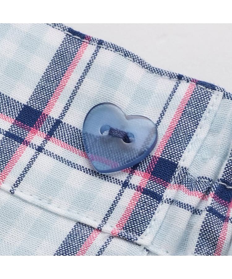 ケーピー(KP)の先染めチェック ショートパンツ3