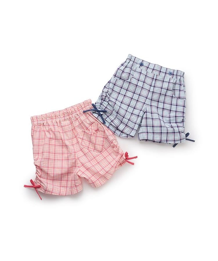 ケーピー(KP)の先染めチェック ショートパンツ9
