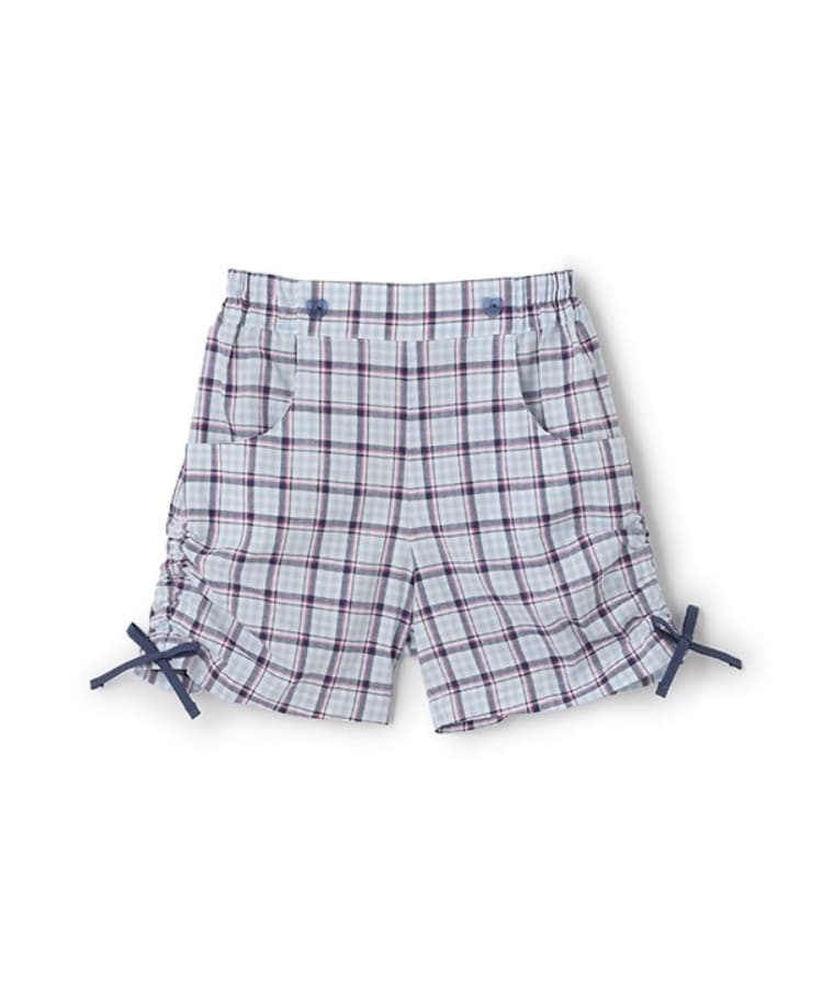 ケーピー(KP)の先染めチェック ショートパンツ11