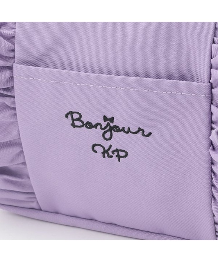 ケーピー(KP)のロゴフリルミニショルダーバッグ4