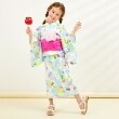 ケーピー(KP)のワンピースにもなる2WAY浴衣 市松×フルーツ柄23