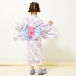ケーピー(KP)のワンピースにもなる2WAY浴衣 市松×フルーツ柄31