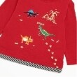 クレードスコープ(kladskap)の恐竜刺しゅう長袖Tシャツ5