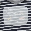 クレードスコープ(kladskap)の恐竜刺しゅう袖ライン接結長袖Tシャツ6