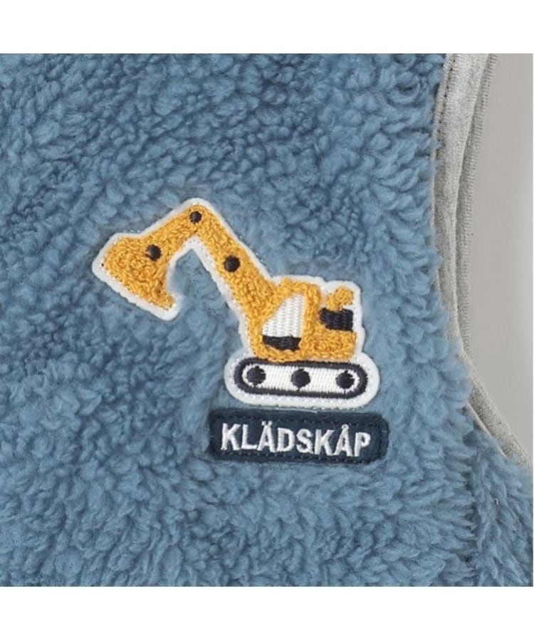 クレードスコープ(kladskap)の重機ワッペンボアジップアップベスト5