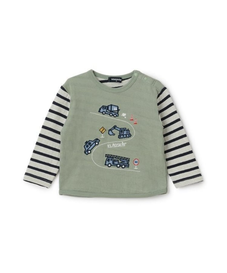 クレードスコープ(kladskap)の車刺しゅう接結長袖Tシャツ2