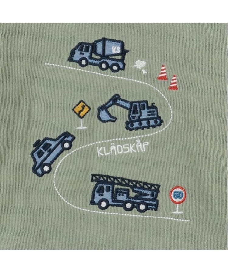 クレードスコープ(kladskap)の車刺しゅう接結長袖Tシャツ5
