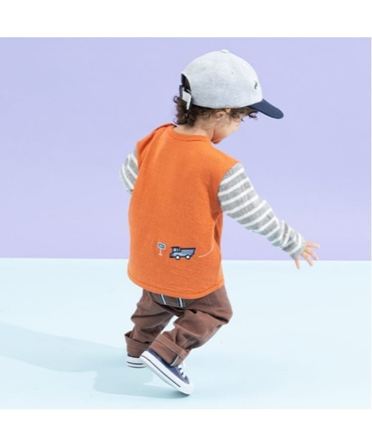 クレードスコープ(kladskap)の車刺しゅう接結長袖Tシャツ15