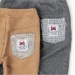 クレードスコープ(kladskap)のチェック前後切替ロング丈裾リブパンツ7