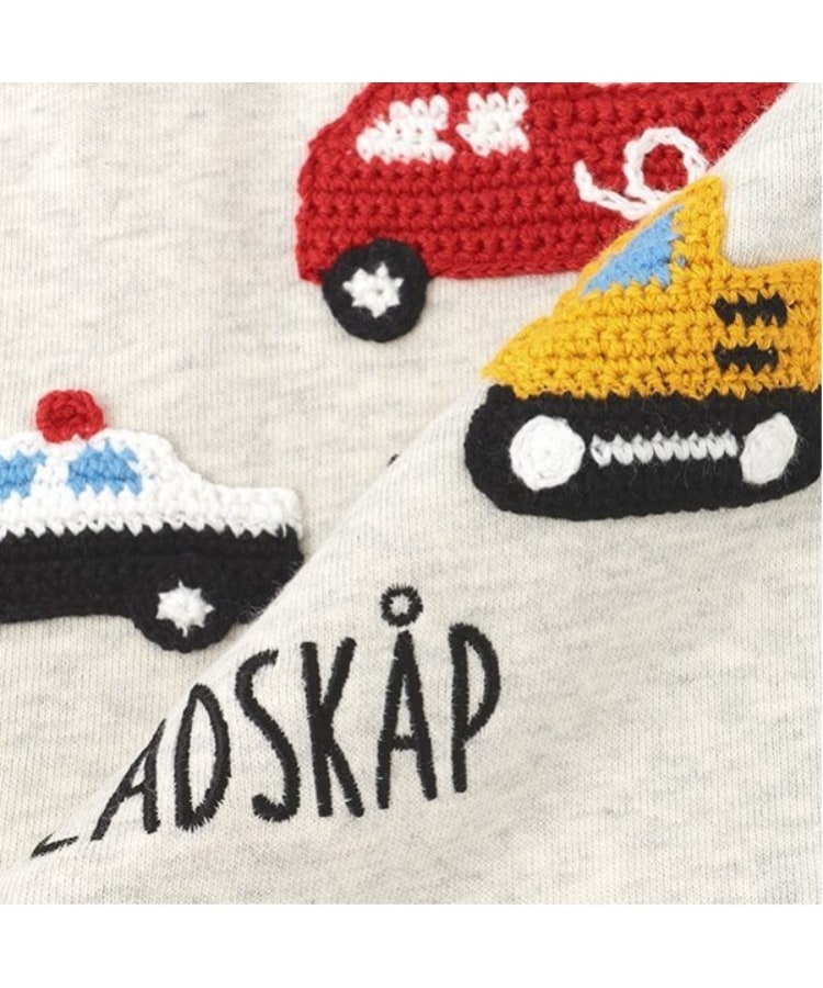 クレードスコープ(kladskap)の働く車編みモチーフトレーナー6