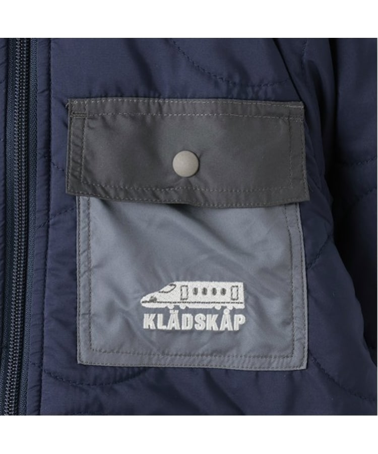 クレードスコープ(kladskap)の電車リバーシブル中わたブルゾン9
