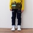 クレードスコープ(kladskap)の電車裾折り返しロング丈ストレートパンツ18