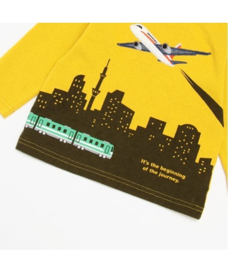 クレードスコープ(kladskap)の空の旅長袖Tシャツ7