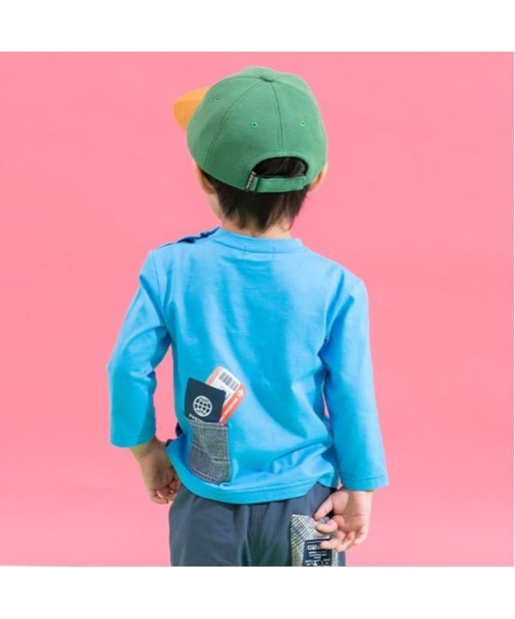 クレードスコープ(kladskap)の空の旅長袖Tシャツ14