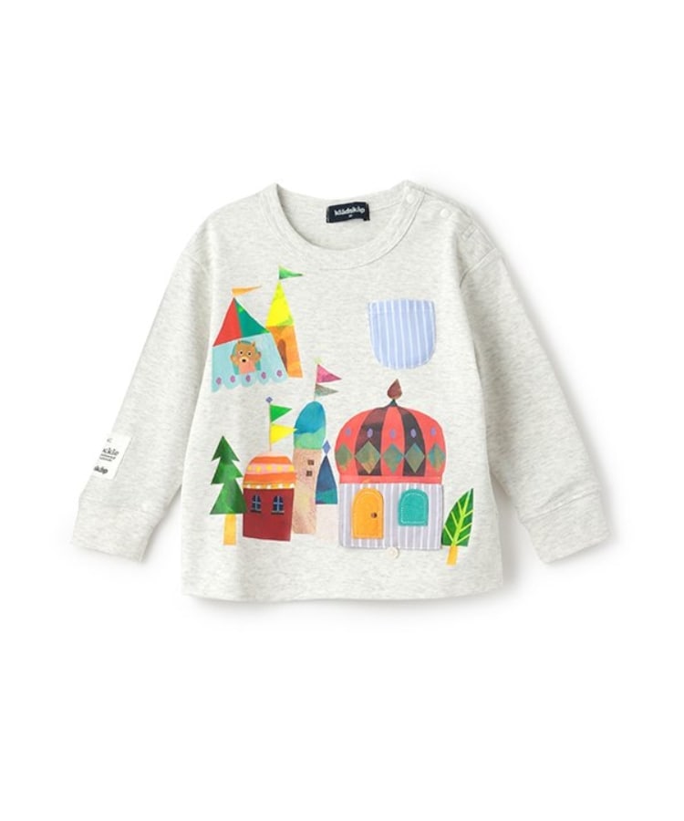 クレードスコープ(kladskap)の【コロボックル】長袖Tシャツ オフホワイト(103)
