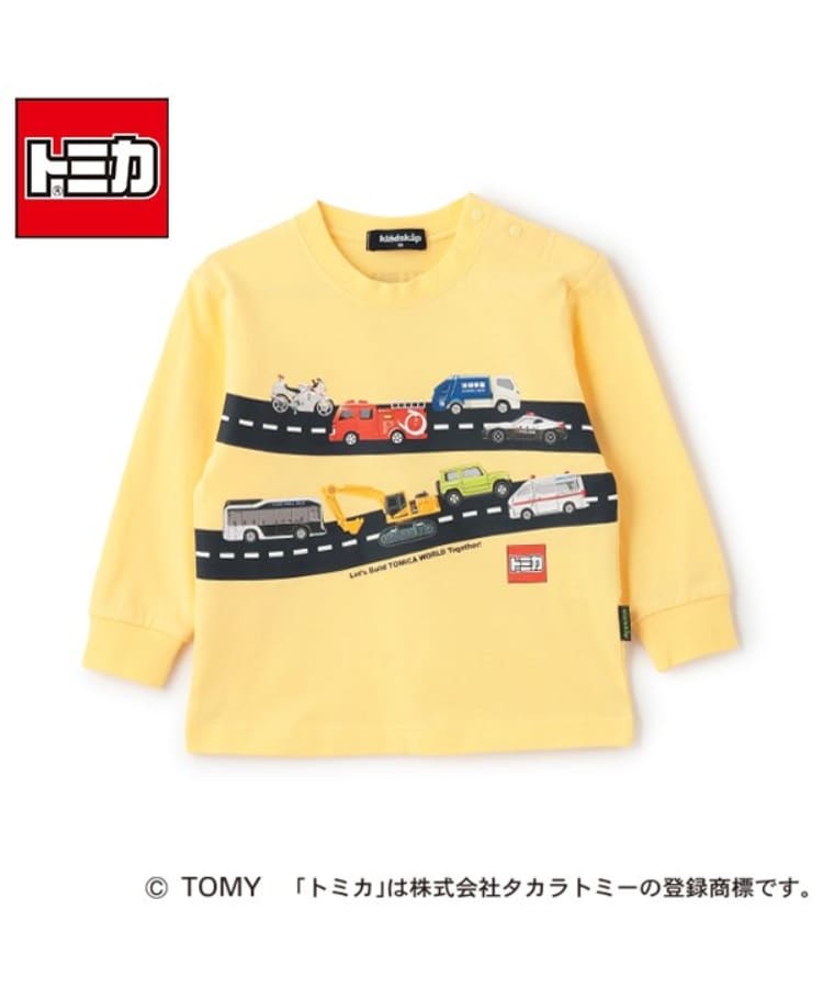 クレードスコープ(kladskap)の【トミカ】長袖Tシャツ イエロー(031)