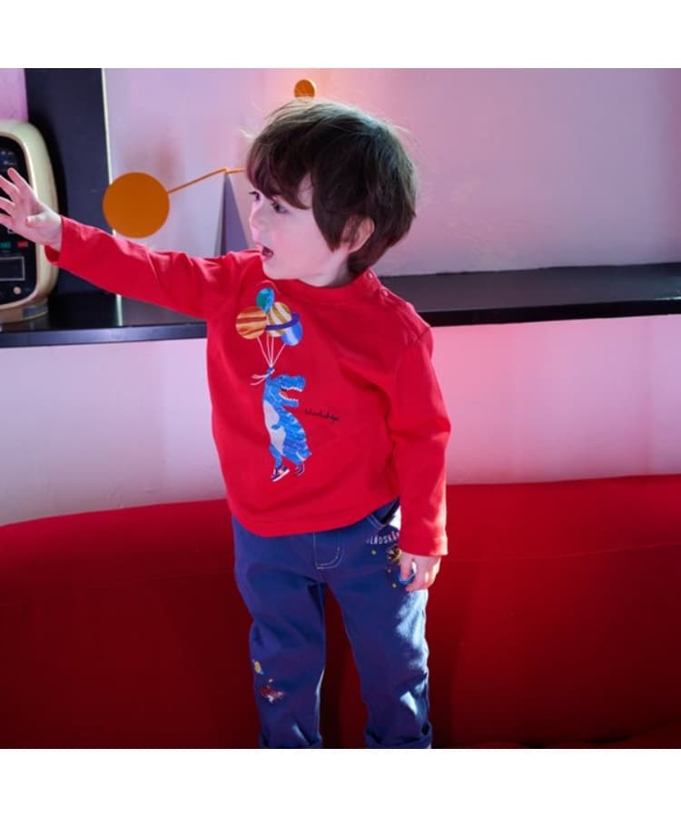 クレードスコープ(kladskap)の風船ザウルス長袖Tシャツ11